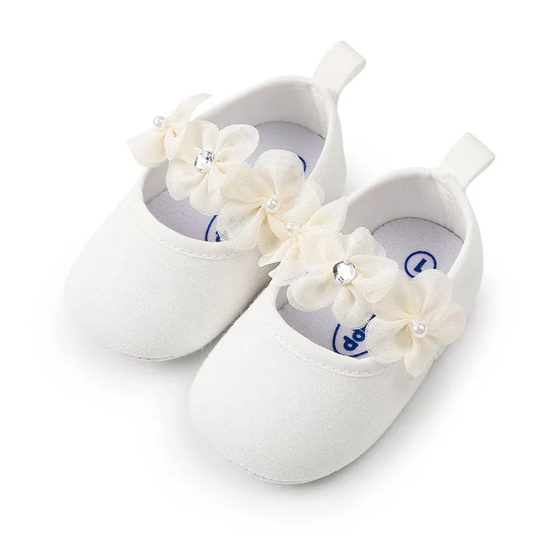 White 12CM Комплект оголовья для обуви с большим цветком для маленьких девочек; Осенняя обувь для новорожденных девочек; обувь для малышей младенцев; детская обувь ботиночки Schoenen - Цвет: White 12CM