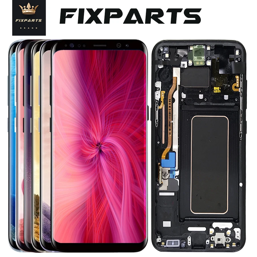 Оригинальный рабочий S8 ЖК экран для Samsung Plus G950 G955 дисплей сенсорный дигитайзер