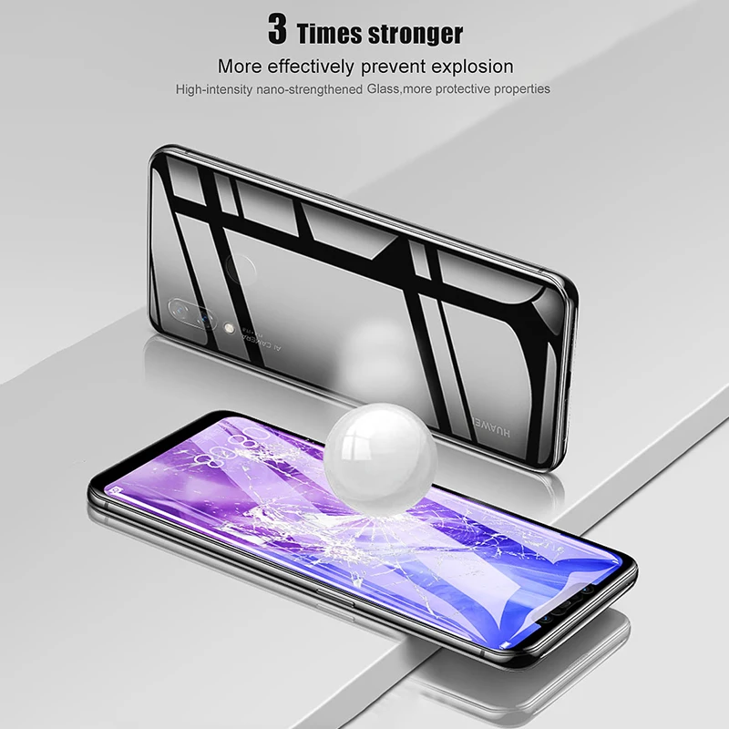 5D закаленное стекло для Huawei nova 3i 3 Защита экрана Nova p smart plus nova3 i psamart полное