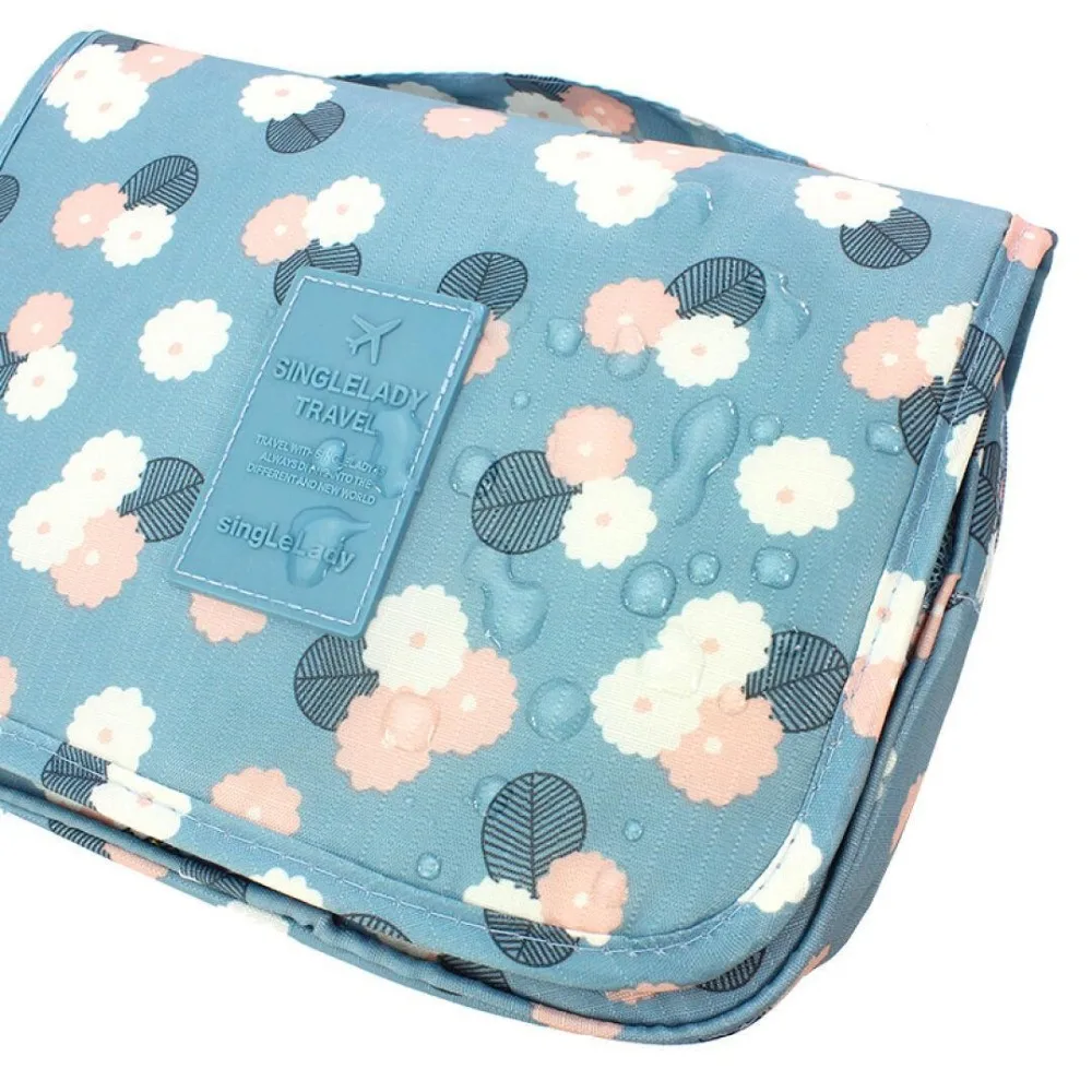 Вместительная дорожная сумка для хранения косметики портативная маленькая