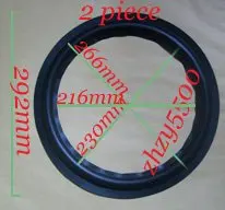 Динамик динамик 12 дюймов с резиновой обмоткой 216 мм L1: 232 L2: 266 292 1 шт.|rubber surround|speaker