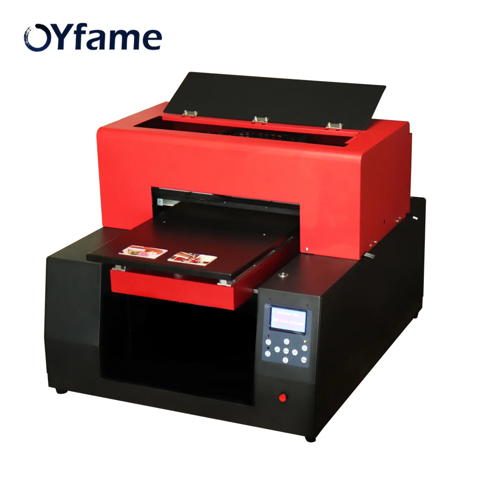 Автоматический УФ планшетный принтер OYfame A3 чехол для телефона стеклянный