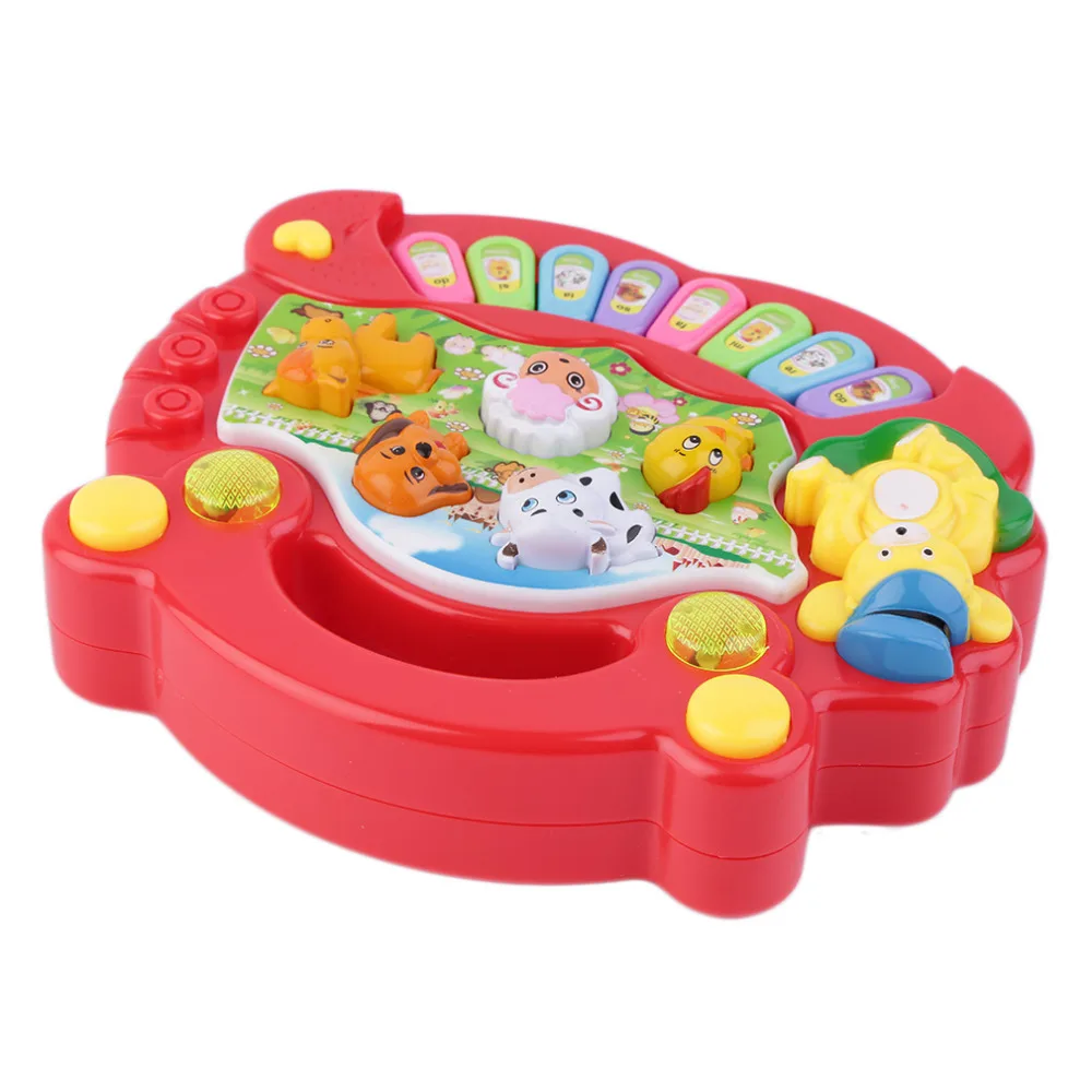 Kids Electronic Organ Musical Educational Piano Animal Farm Developmental Music Toy Gift For Baby Child Birthday | Спорт и
