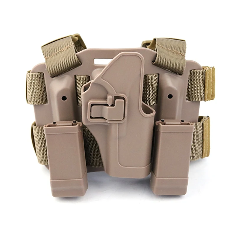 

Hunting Glock Quick Leg Seat Belt Tactics Adjustable For M92 1911 Leg Cover Pistol Strap Belt Bag