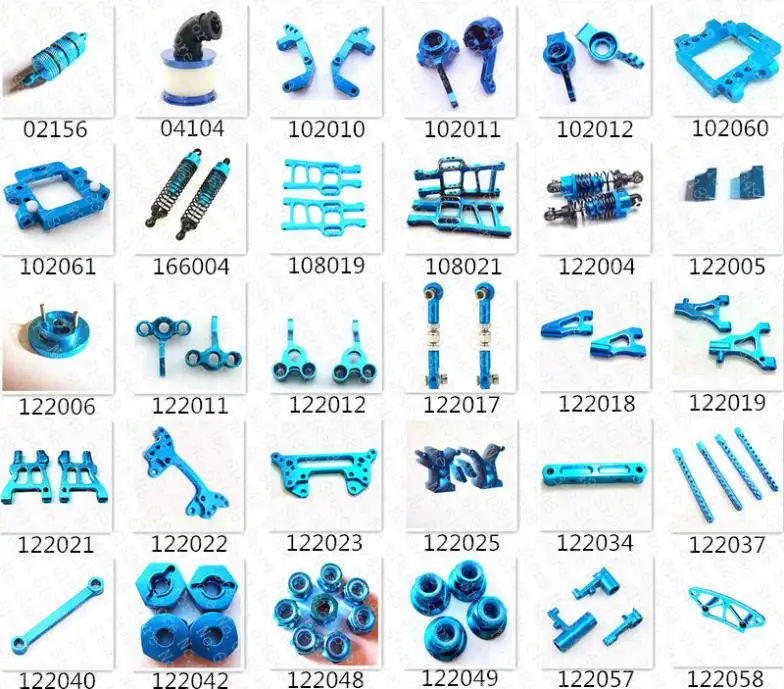 

HSP Baja Upgrade Parts Upgrades Spare Parts Accessories Aluminum Alloy For 1/10th 4WD R/C Model Car RC On/Off /Road Buggy Truck