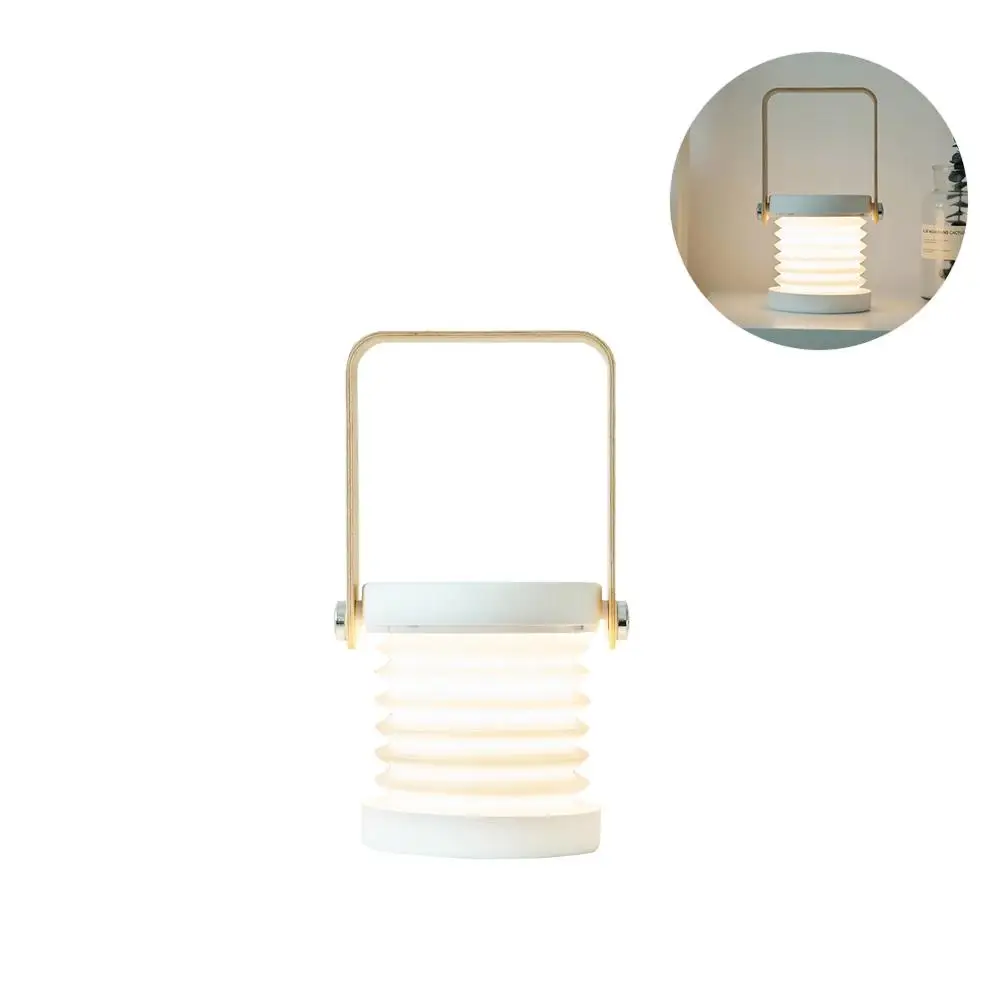 

Mini Creative LED Lantern Lamp Night Light For Dark Night Children Bedroom Home Office Decor Can Be Stretched