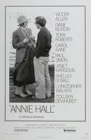Плакат по мотивам фильма ANNIE HALL 1977 дюймов, искусственный шелк Вуди Аллена, 24x36 дюймов