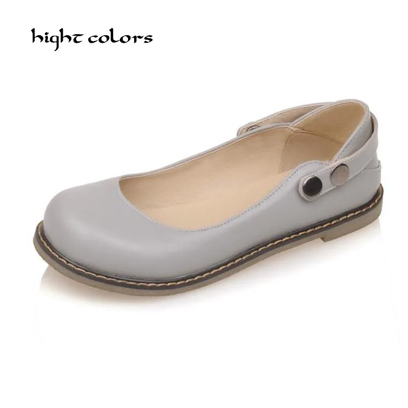 Женские милые Лоферы Mary Janes на плоской подошве лоферы без шнуровки с закругленным