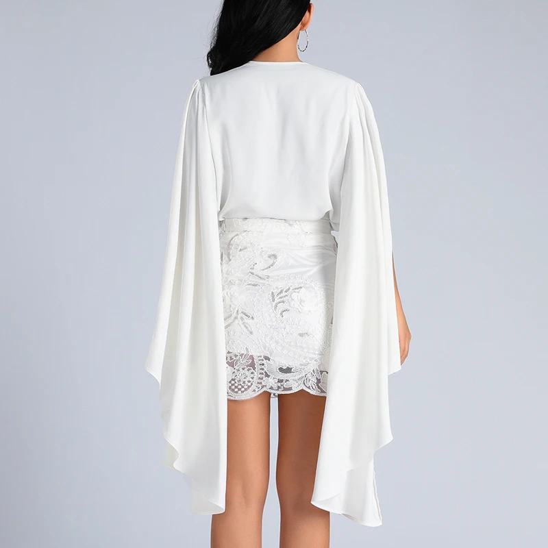 INDRESSME 2019 новые платья женские сексуальные шикарные накидки с глубоким V-образным