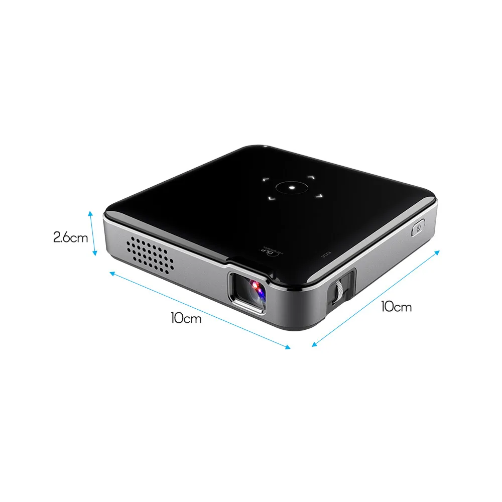 Беспроводной мини-проектор DLP 1080P HD вход изображения карманный проектор