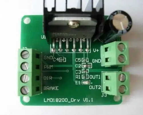 Плата модуля драйвера двигателя постоянного тока LMD18200T PWM Регулируемая скорость