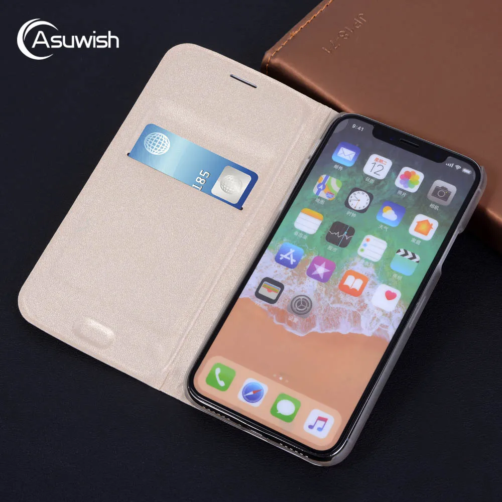 360 Полный Чехол-Кошелек для Apple iPhone X 10 десять XS 5 8 дюймов кожаный флип-чехол