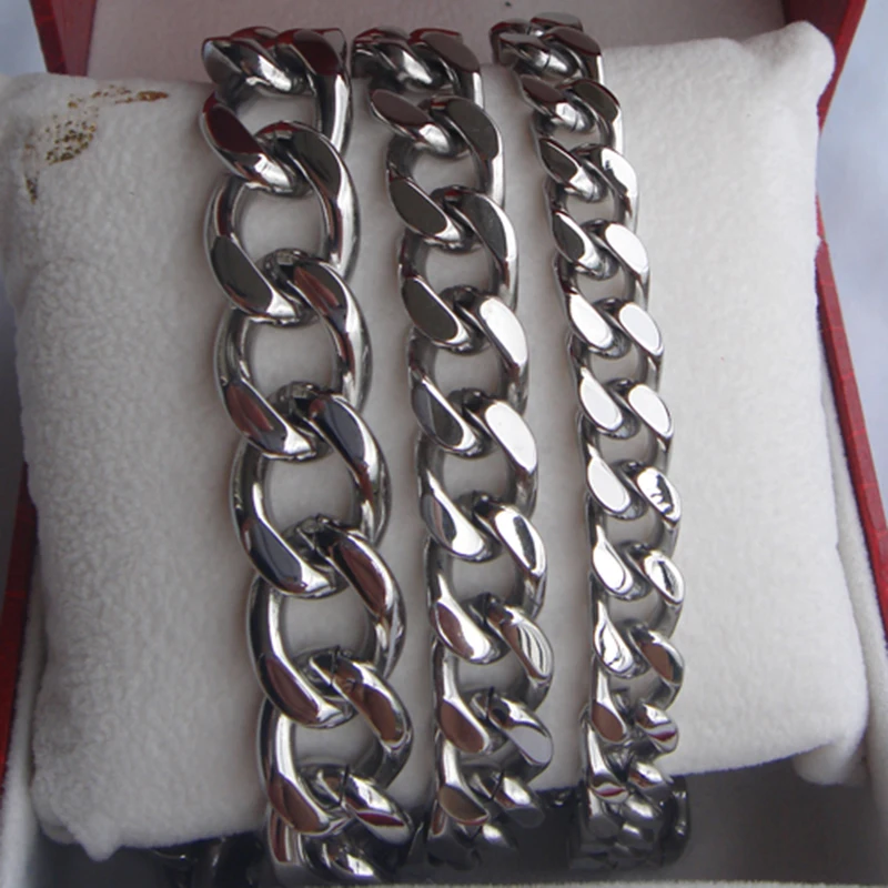 

15mm heavy cool link stainless steel men/boy's chain necklaces & pendants men jewelry punk