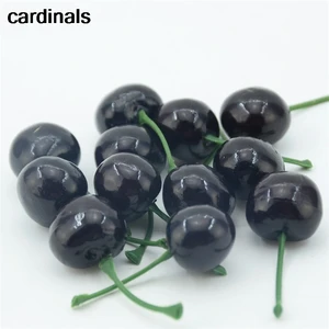 Искусственные цветы, красная вишня, 100 шт., искусственные цветы для свадьбы, скрапбукинга