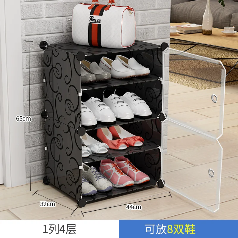 DIY Multi-layer Economical Simple Shoe Cabinet Economize Space Doorway Cabinets Dustproof Home Shoe Shelf Cabinet High Quality