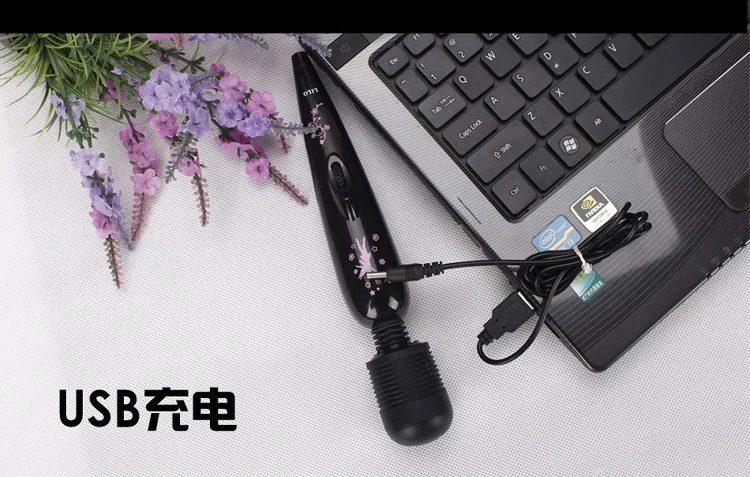 Новый мини AV вибратор USB зарядка Регулируемая Вибрирующая частота волшебная