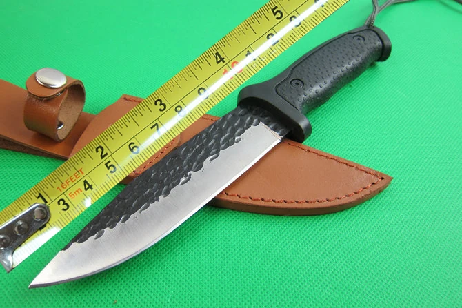 Black Forge Steel Hunting Knife Survival Knives Fixed Blade Camping Straight Tactical ABS Handle 730# | Инструменты