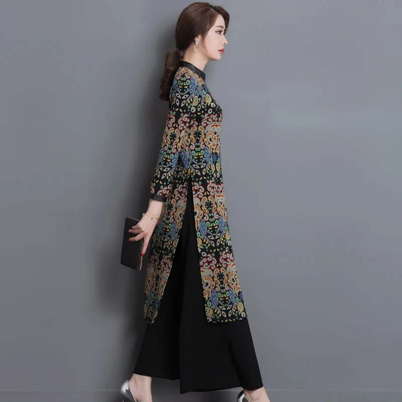 Новое поступление женское модное Повседневное платье с принтом в стиле ретро