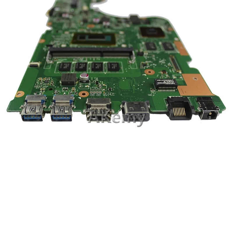 

Akemy X555LD Laptop motherboard For Asus X555LD X555LDB X555LA X555LB X555L X555 Test original Mainboard 4G-RAM I5-5200U GT920M
