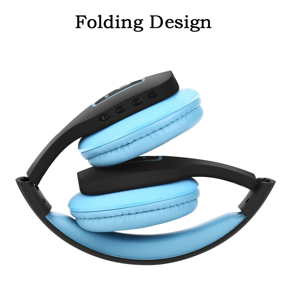 Toproad складные наушники bluetooth стерео объемный Беспроводной гарнитура с микрофоном