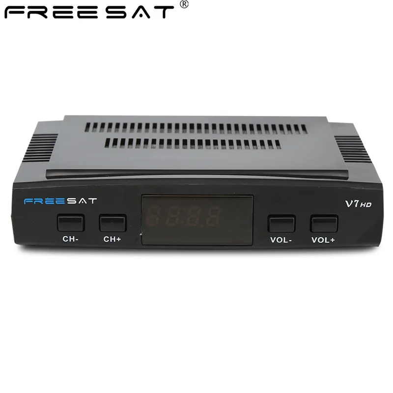 Freesat 2018 Лидер продаж V7 HD DVB S2 комбо рецепторов спутниковый ресивер Поддержка PowerVu