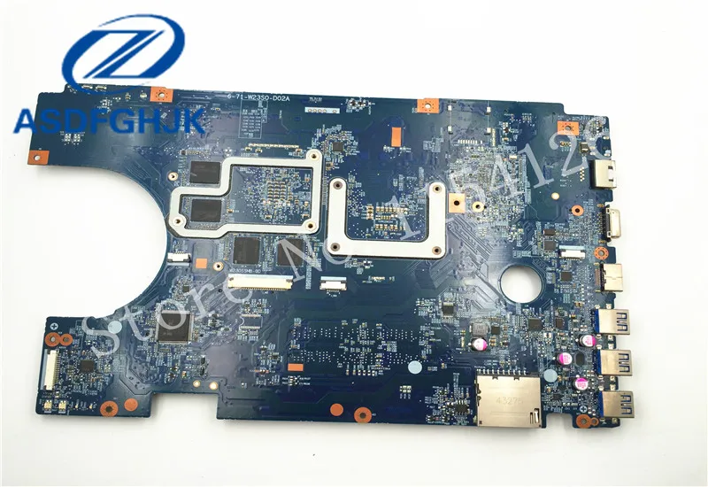 Материнская плата для ноутбука 6 77 w230ss00 d02a CLEVO W230SS материнская 71 W23S0 D02A DDR3