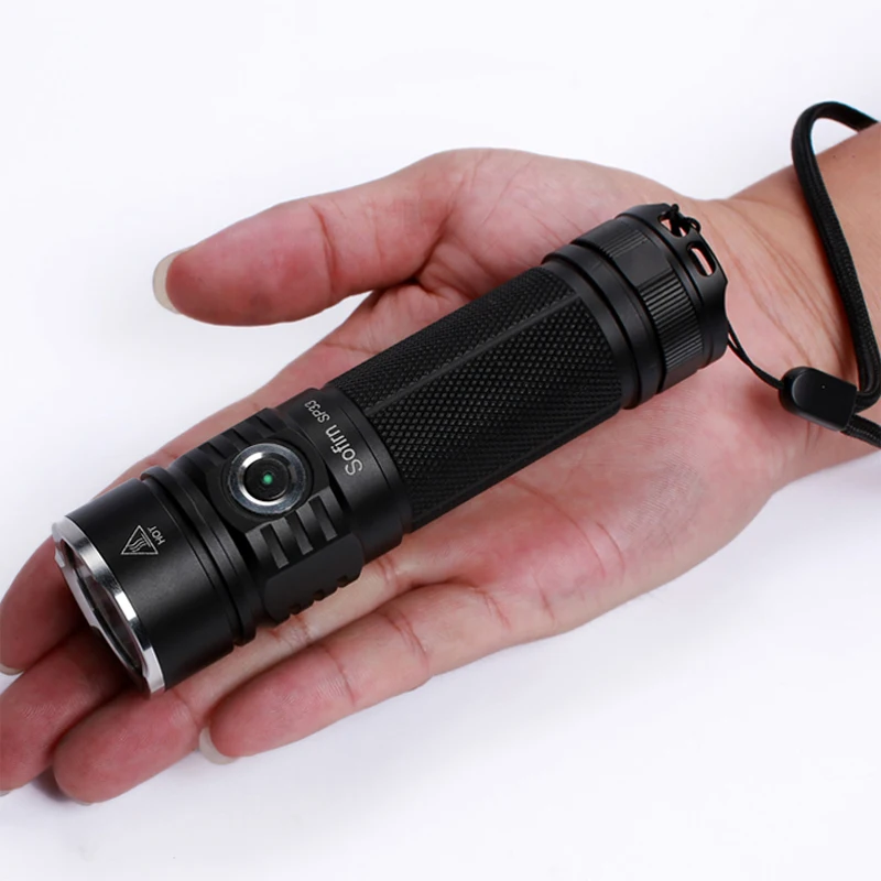 Sofirn SP33 светодиодный вспышка светильник Мощность Фул фонарь 2500lm IPX8 26650 18650 CREE XHP50.2 светильник светодиодный Портативный лампа Мощность индикатор светодиодный налобный фонарь