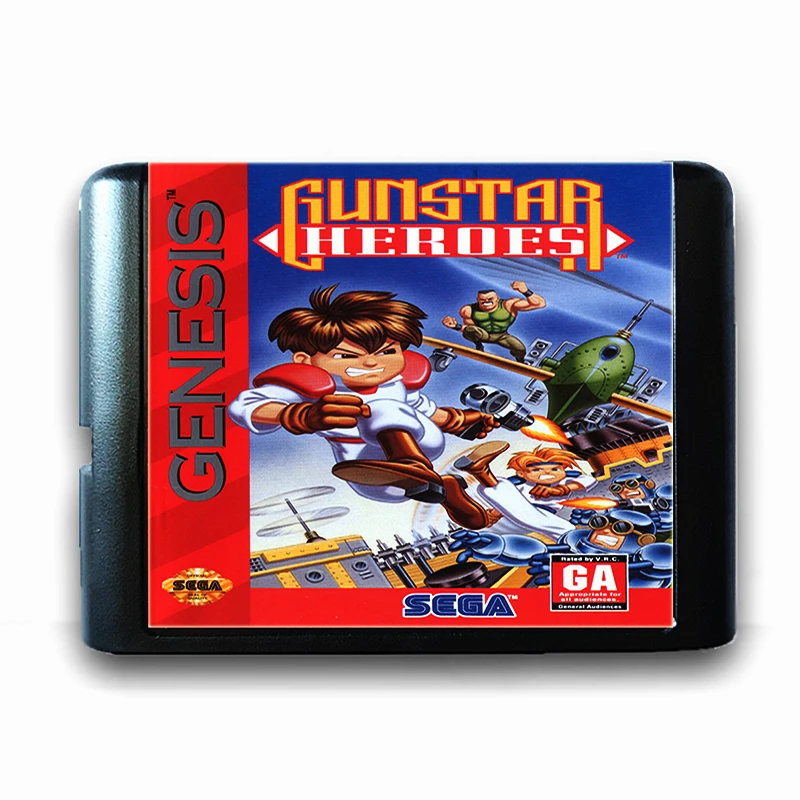 Игровая карта Герои Gunstar для 16 битной Sega MD Mega Drive игровая консоль Genesis PAL USA