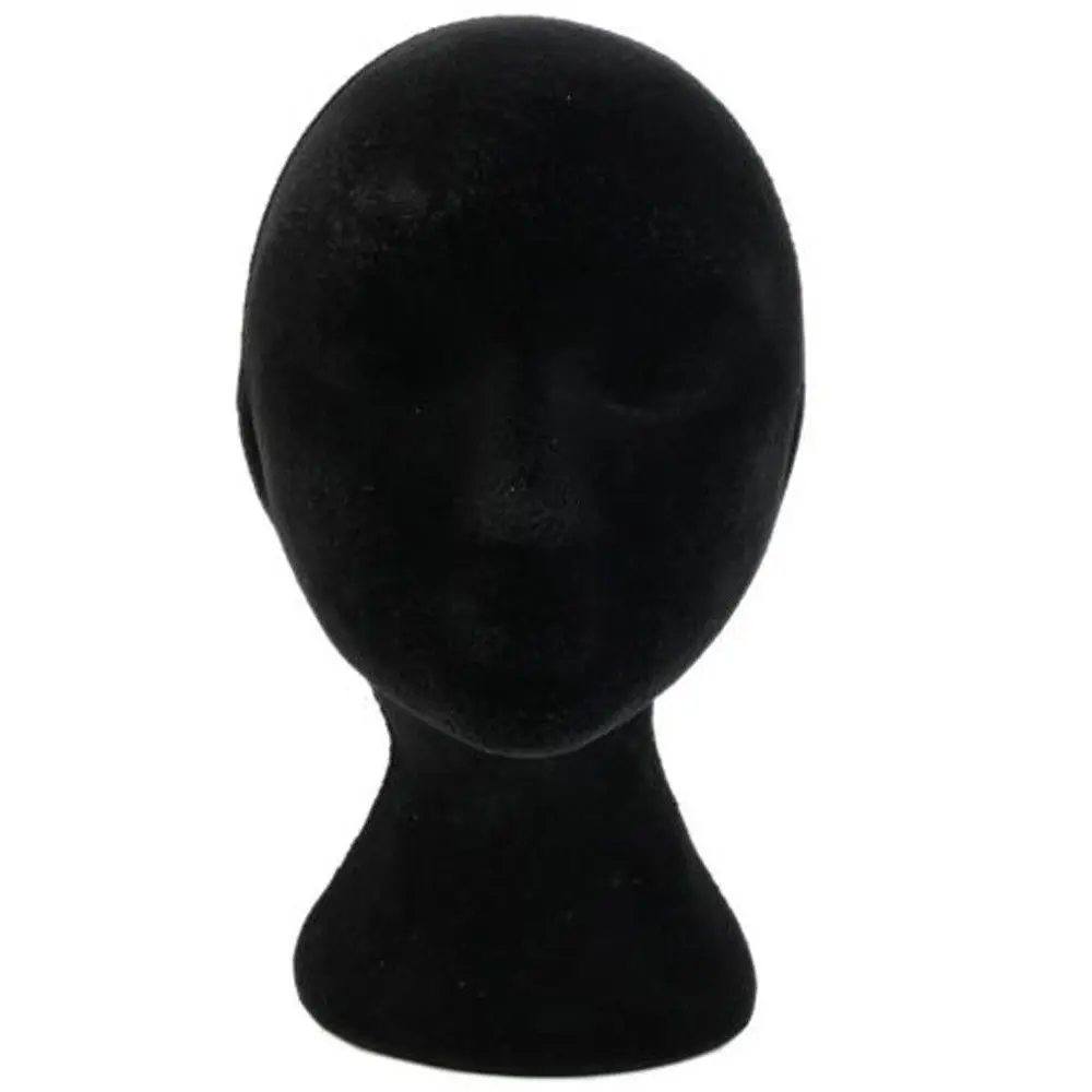 Мужской женский черный пенопластовый Манекен Модель голова шляпа манекена из