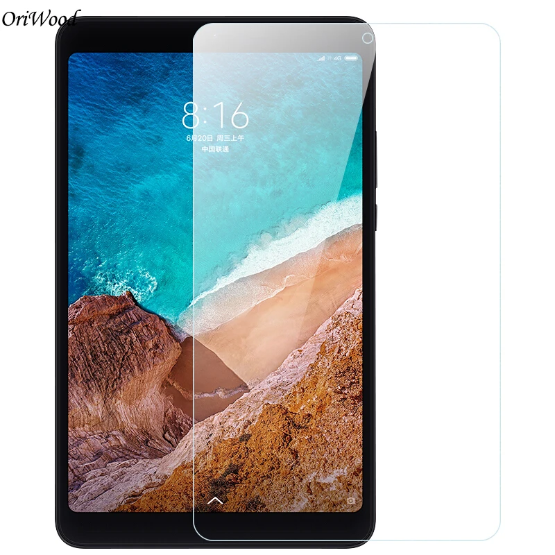Оригинальное закаленное стекло 2.5D для Xiaomi Mi Pad 4 Защитная пленка Plus с полным