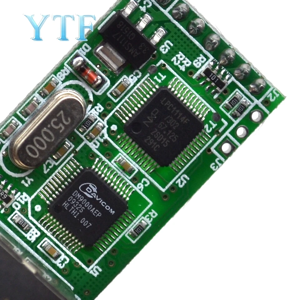 USR-TCP232-T2 RS232 последовательный в Ethernet модуль Tcp Ip UDP сетевой преобразователь модуль ttl Lan модуль с RJ45 портом