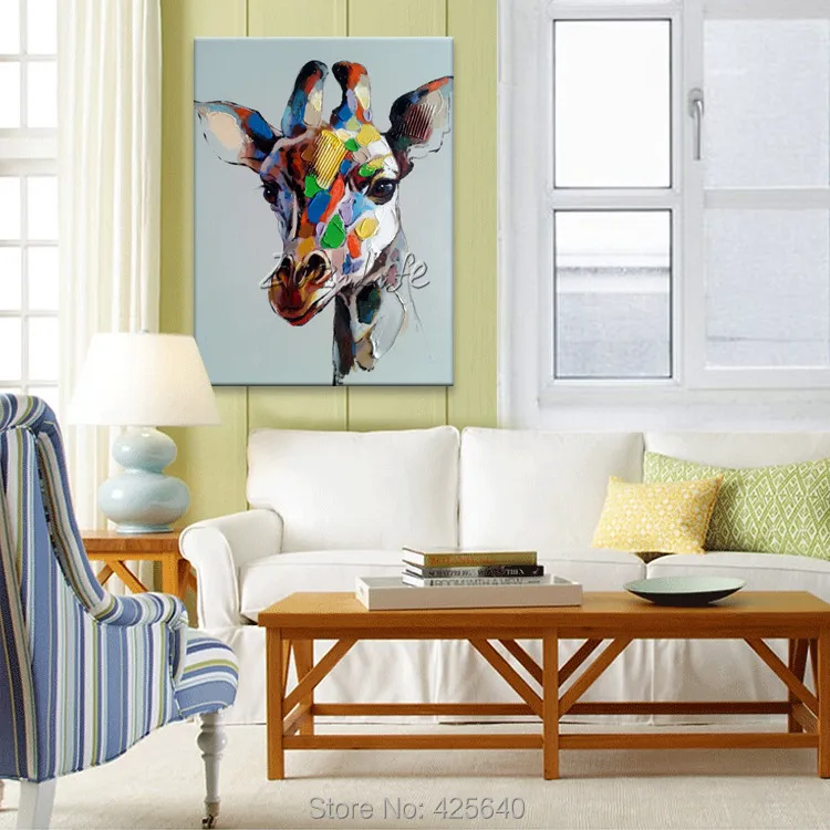 Современные абстрактные картины маслом на холсте для поп арта ручная живопись