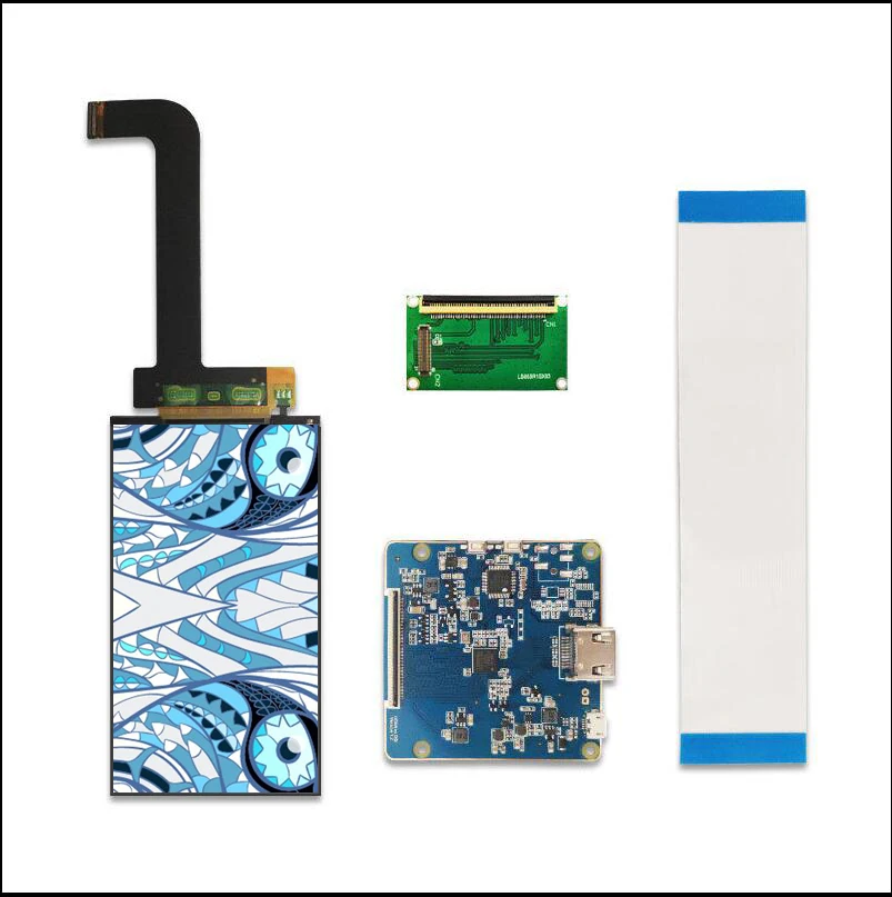 ЖК экран 5 дюйма 2K LS055R1SX03 2560*1440 для дубликатора Wanhao D7 панель 3D принтера с