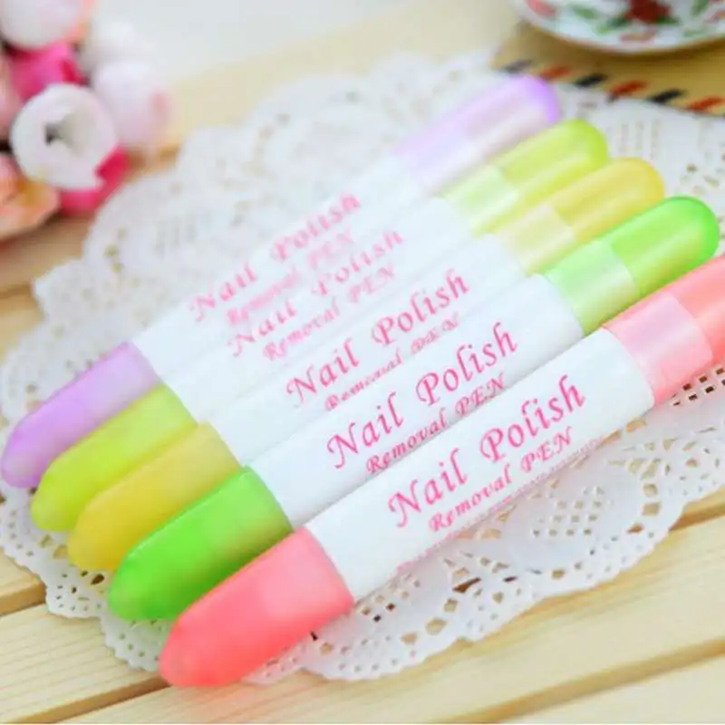 Портативный корректор лака для снятия ногтей ручка Чистая ошибка с 3