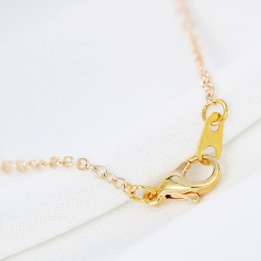 Ожерелье Kinitial в виде Оригами-журавля женское очаровательное ювелирное изделие