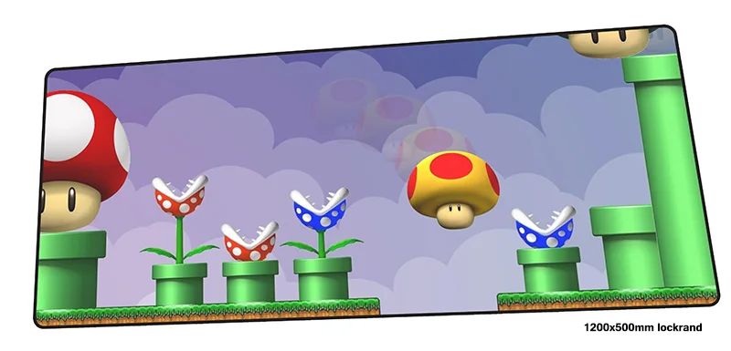 Mario mouse pad gamer Beautiful 120x50cm notbook mat gaming mousepad large Birthday present PC desk padmouse | Компьютеры и офис