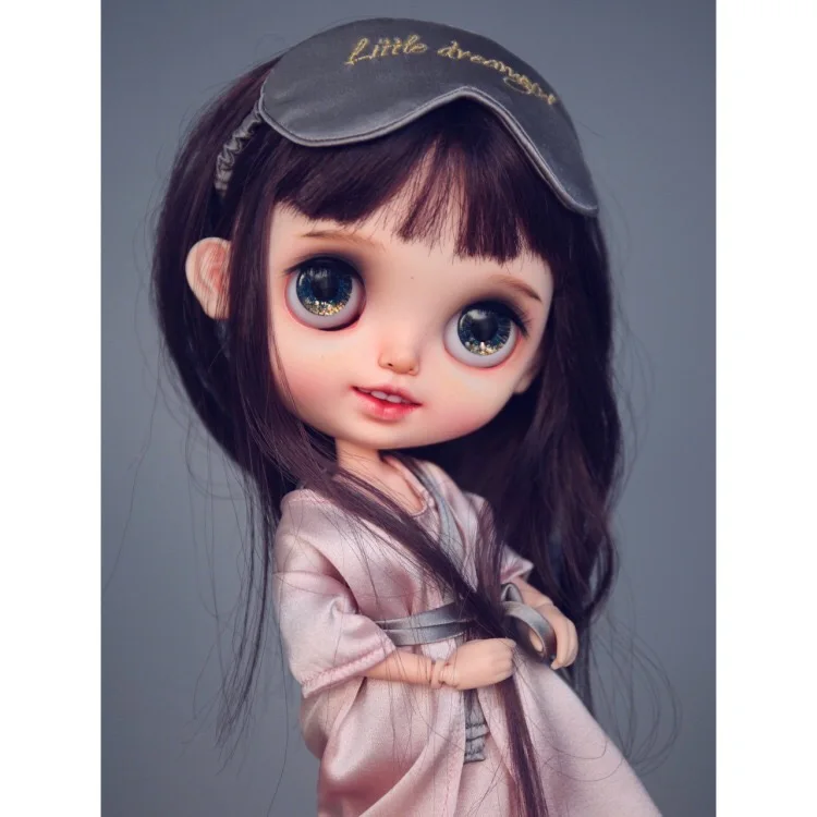 1/6 BJD 30 см куклы игрушки 19 суставов высокое качество китайская Кукла BJD шаровая шарнирная кукла черные длинные волосы пижамы вечерние куклы макияж кукла