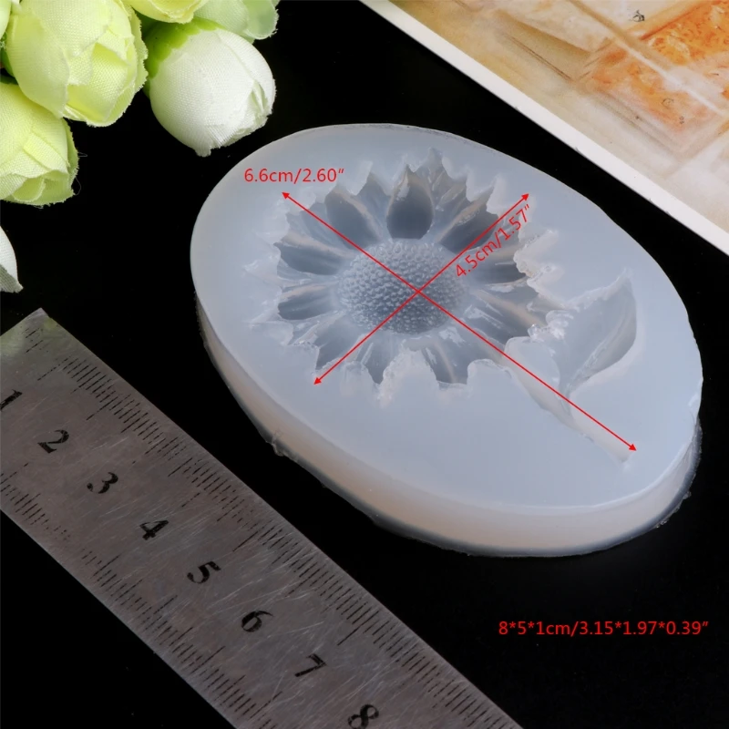 JAVRICK Jewelry Sunflower Shape Silicone Mold Jelly Chocolate Tool Decoration Baking Tackle | Украшения и аксессуары