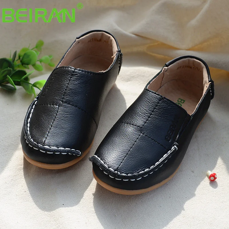 Genuine Leather Shoes For Boys Kids Casual New Students Footwear Elegant Fashion Sneakers | Детская одежда и обувь