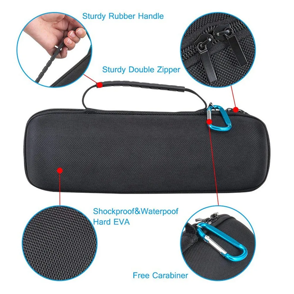 For JBL Charge 4 Speaker EVA Hard Storage Case Cover Shoulder Carry Bag Travel Essential Carrying Single Hand | Электроника