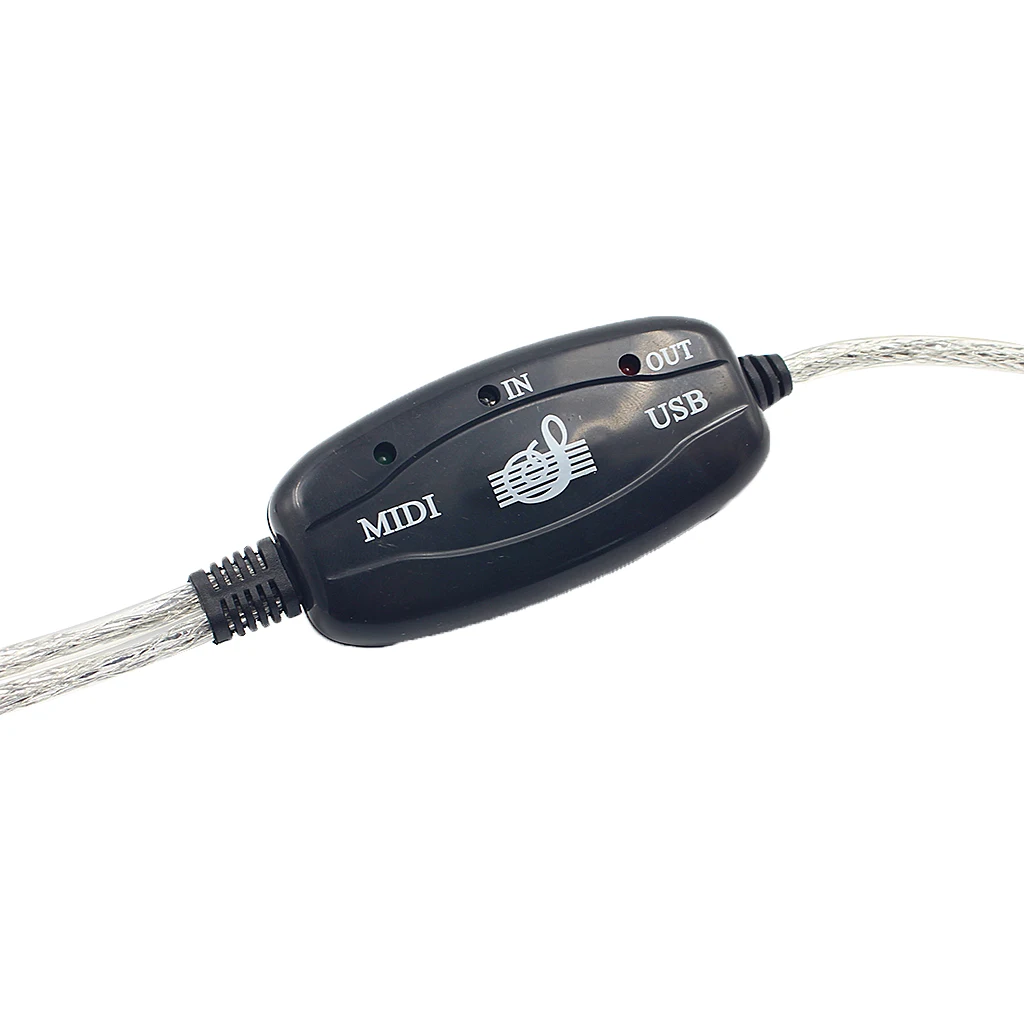 MIDI интерфейс к USB кабель конвертер разъем ПК для синтезирования музыки