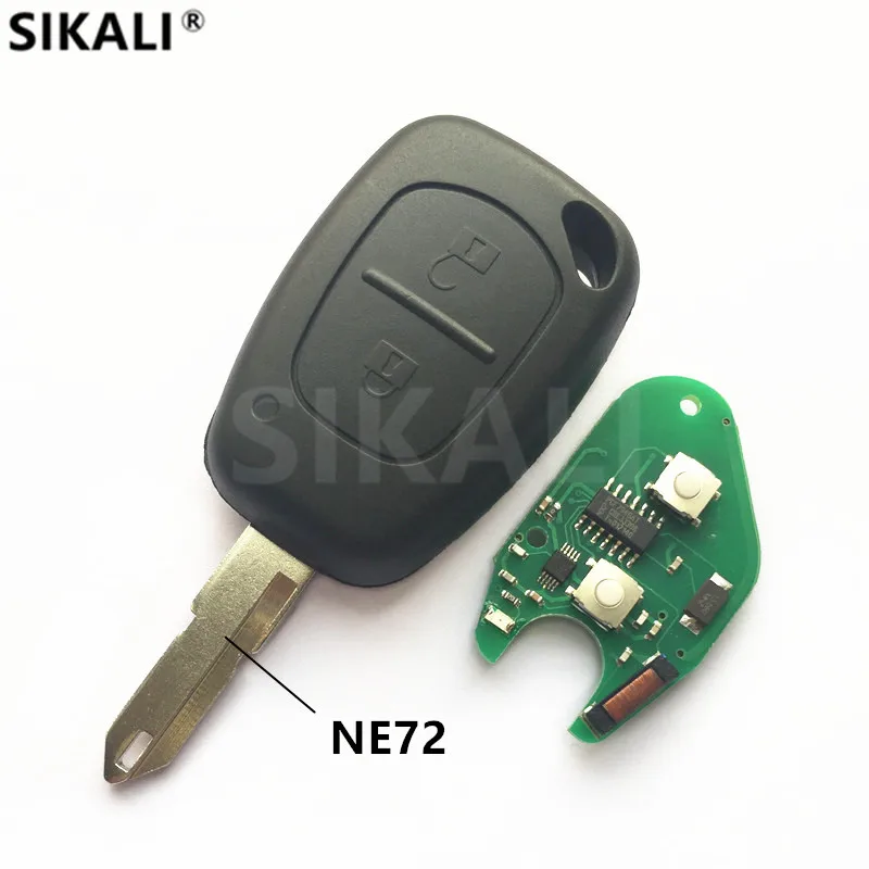 2 кнопки дистанционного ключа автомобиля для Nissan Interstar Primestar PCF7946 чип 2004 2005 2006 2007 2008