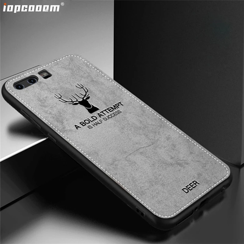 Для Huawei P10 чехол KOOSUK Ретро Бизнес PU нескользящий анти-тканевый для P 10 Coque Fundas |