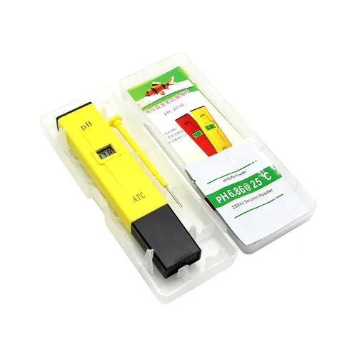 B Type with case Портативный ЖК-цифровой рН-метр ручка тестер Точность 0,01 аквариум бассейн Вода Вино моча автоматическая калибровка TDS тестер - Цвет: B Type with case