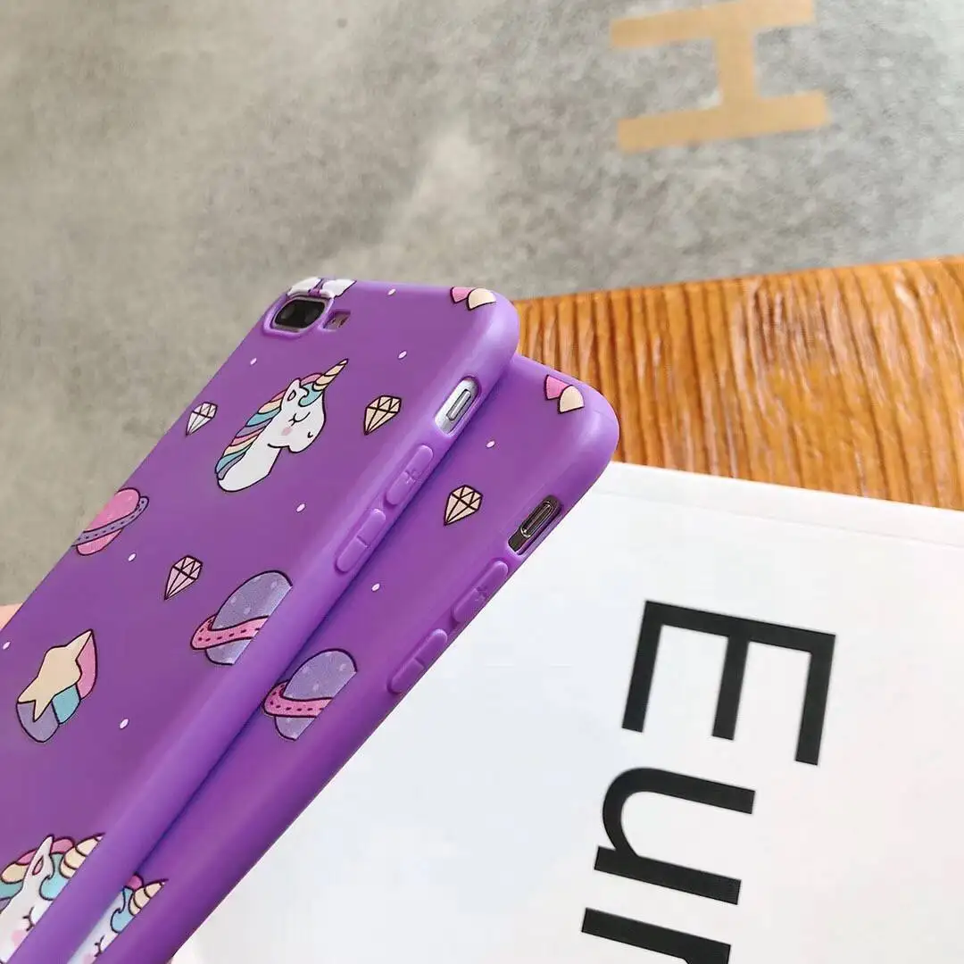Роскошный прозрачный 3D чехол для телефона Kawaii Unicorn Для Iphone XS X MAX XR 6 S 7 8 Plus plus милый