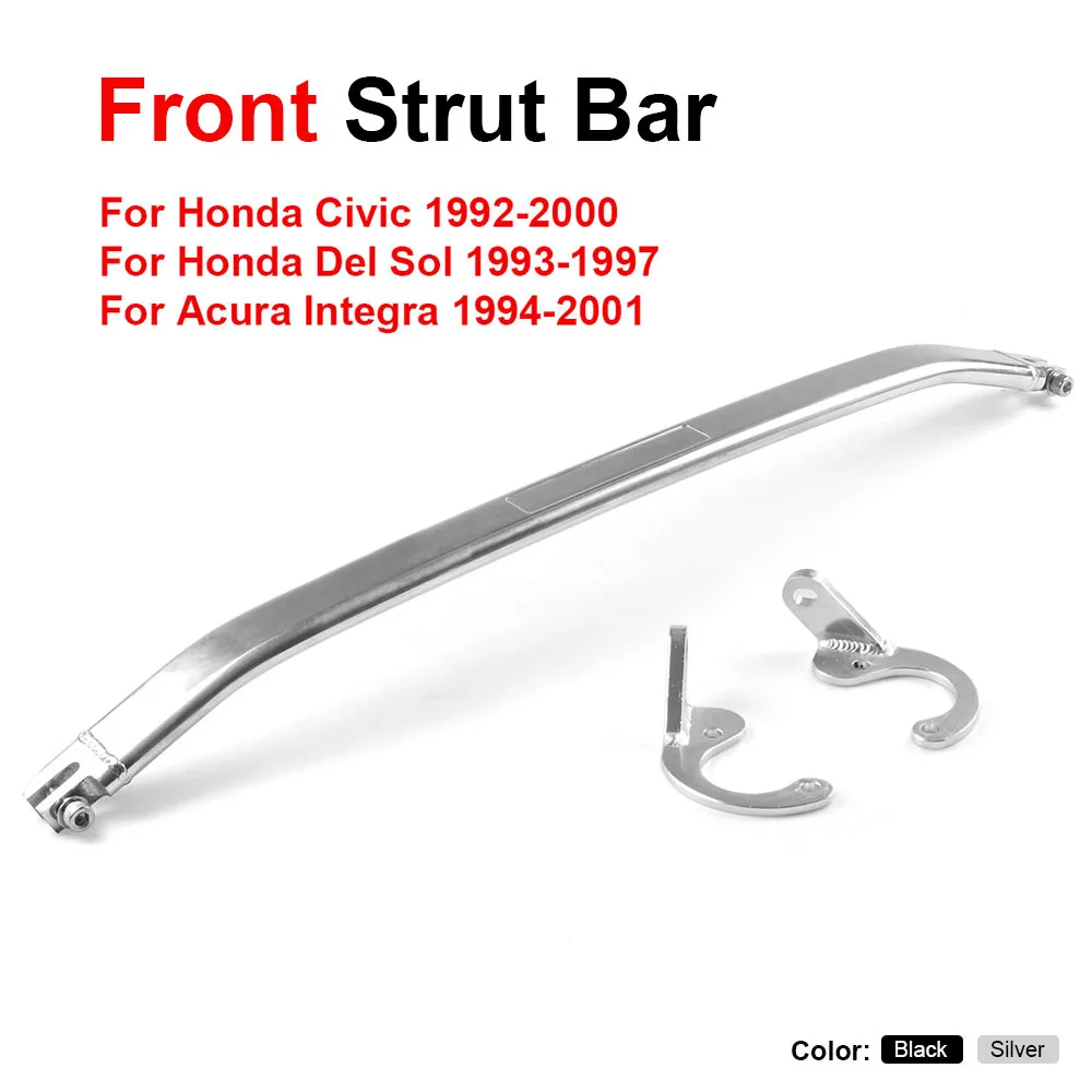 Черная передняя распорка для Honda 92 00 Civic EG EK/93 97 Del Sol/94 01 Integra DC2 Верхняя