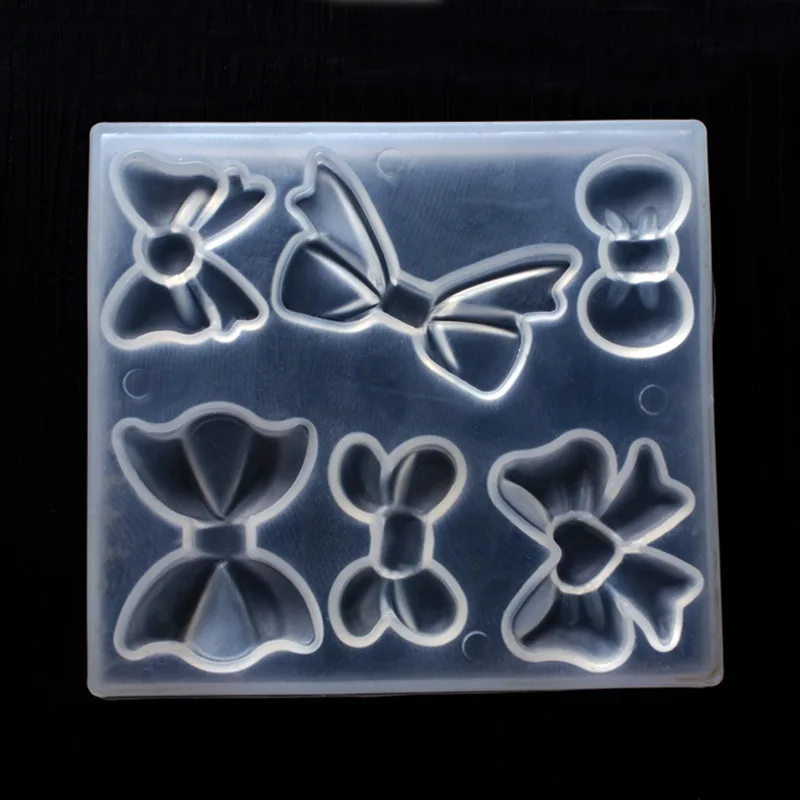 

6 designs Butterfly Silicone Mold Fondant Mold Cake Decorating Tools Chocolate Gumpaste Mold Bow Silicone Mold