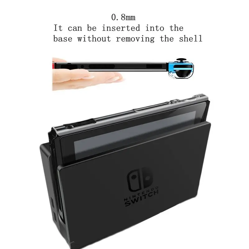 Жесткий Тонкий чехол Nintendo Switch с защитой от отпечатков пальцев цветной защитный
