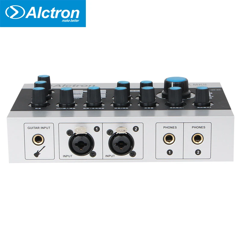 Звуковая карта Alctron U16K MKII USB аудио интерфейс полнофункциональный
