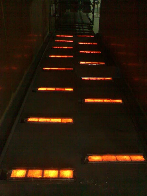 Промышленная чугунная инфракрасная газовая керамическая горелка LPG / NG IR для